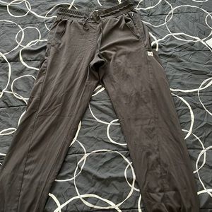 Black scrub pants with pockets